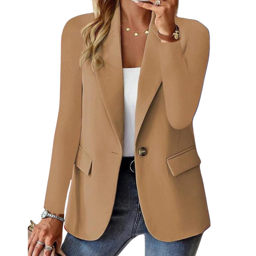 Blazer for Women Tailored Chic | Effortless Elegance | Brown