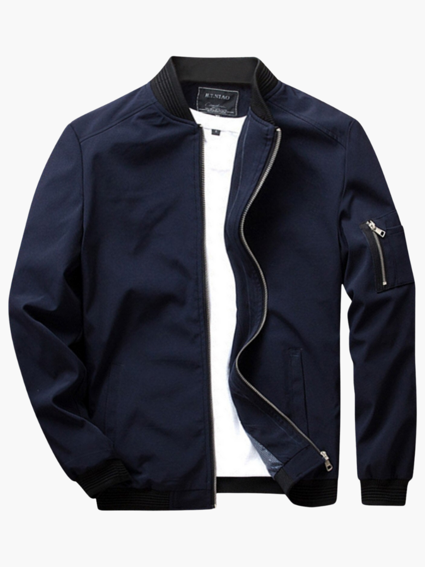 Bomber Jacket for Men | Modern Fit | Dark Blue