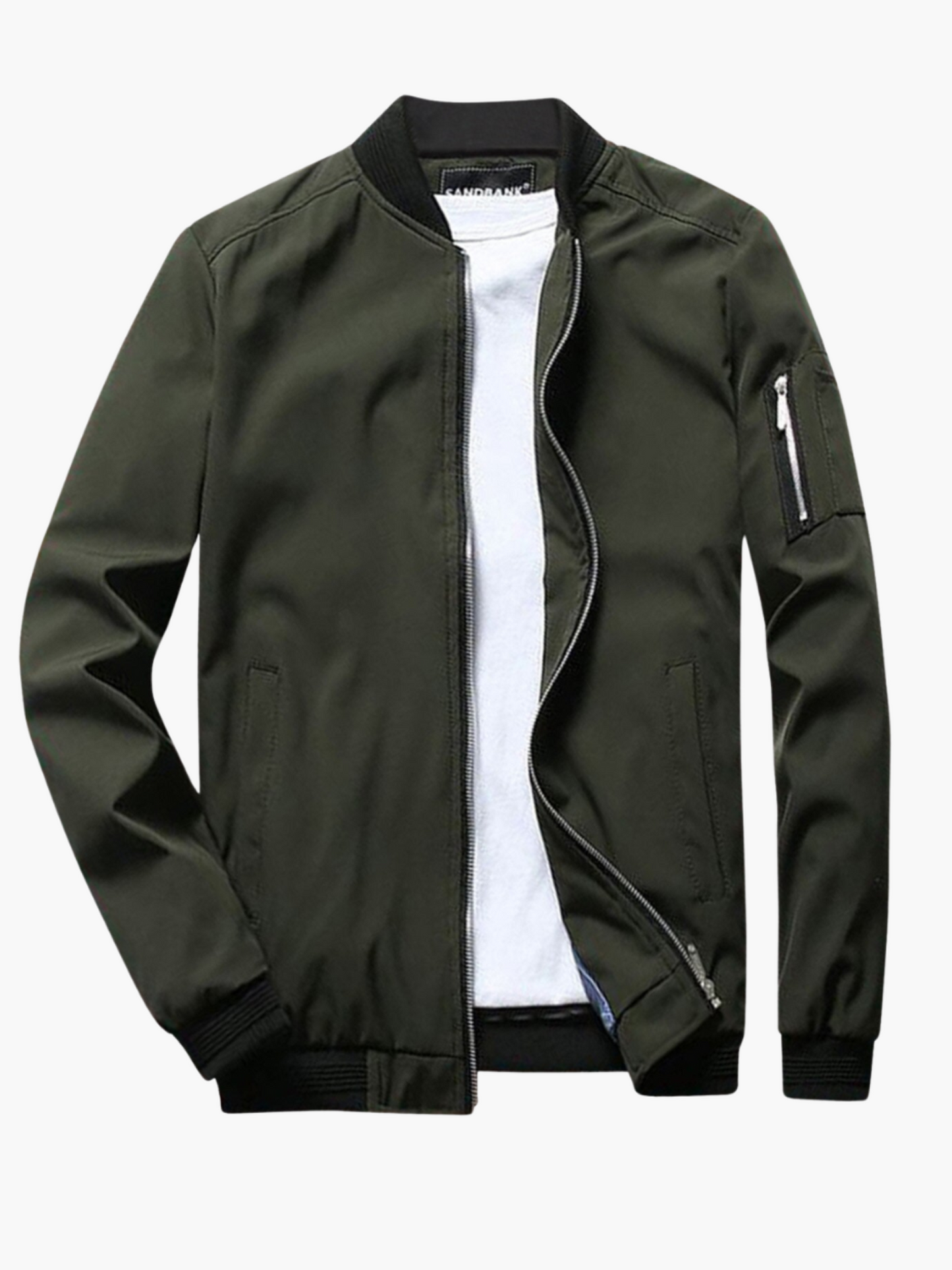 Bomber Jacket for Men | Modern Fit | Dark Green