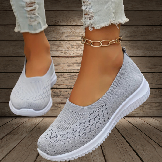 Breathable Everyday Trainers – Flexible Fit and Lightweight Comfort | Gray
