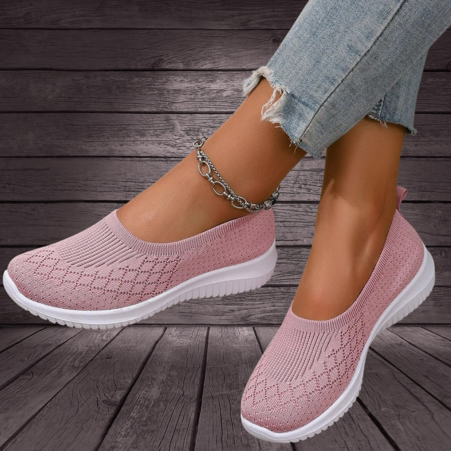 Breathable Everyday Trainers – Flexible Fit and Lightweight Comfort | Pink