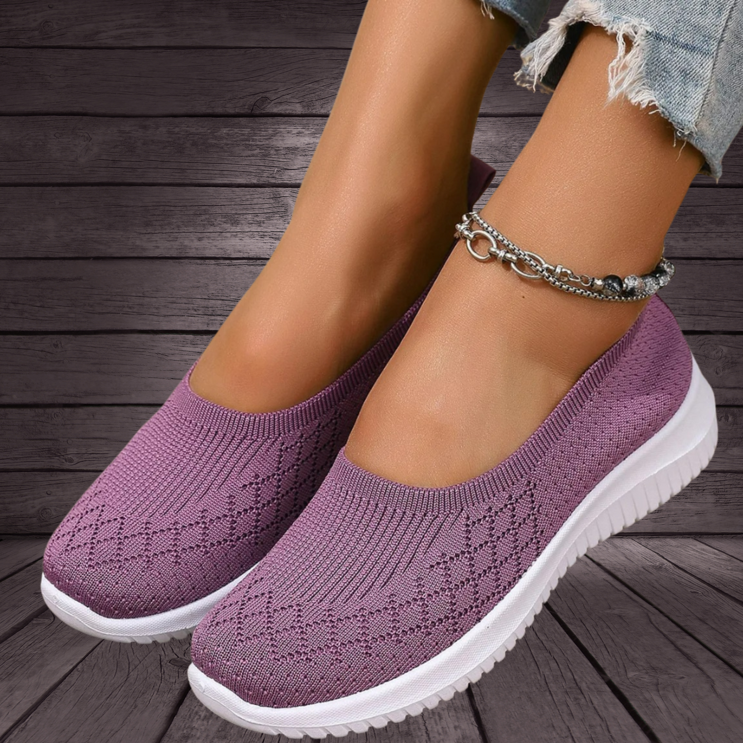 Breathable Everyday Trainers – Flexible Fit and Lightweight Comfort | Purple
