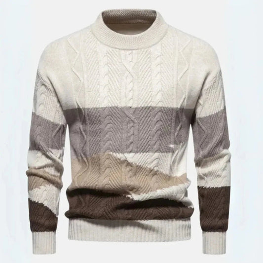 Cable-Knit Sweater for Men | Gradient Design 0