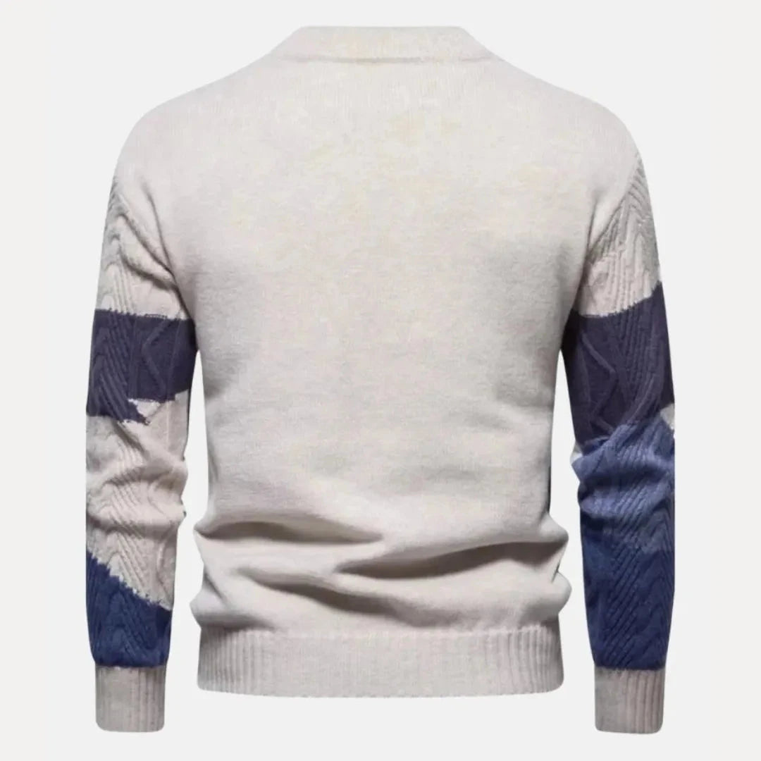 Cable-Knit Sweater for Men | Gradient Design 5
