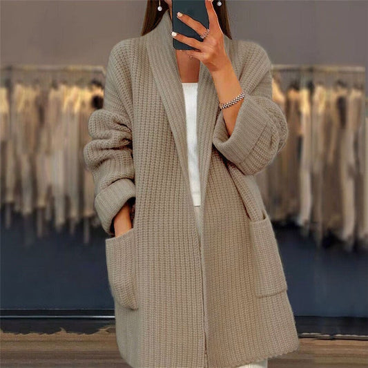 Cardigan for Women, Relaxed Fit, V-Neck | Long Sleeve 0