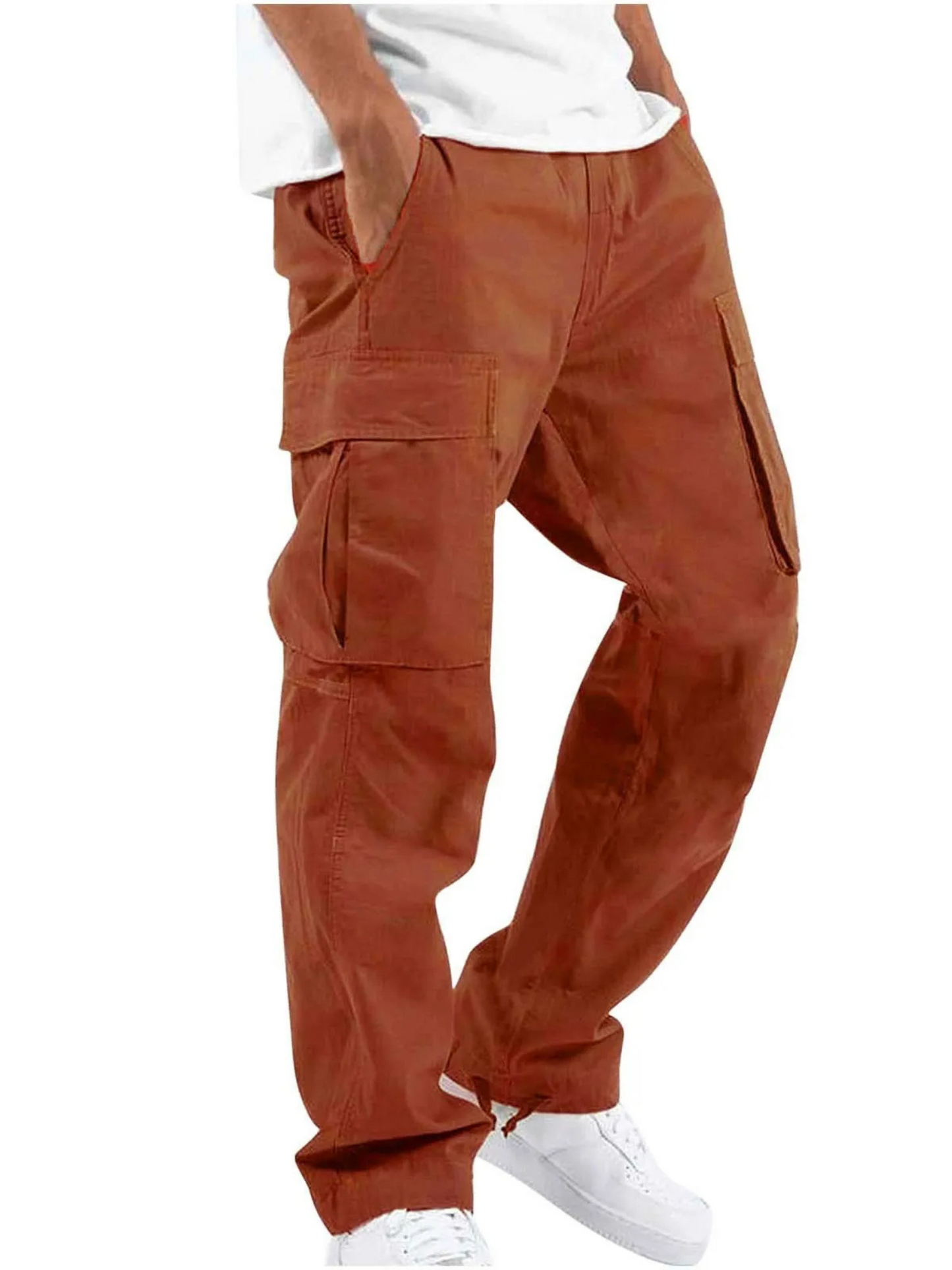 Cargo Pants for Men | Multiple Pockets | Copper
