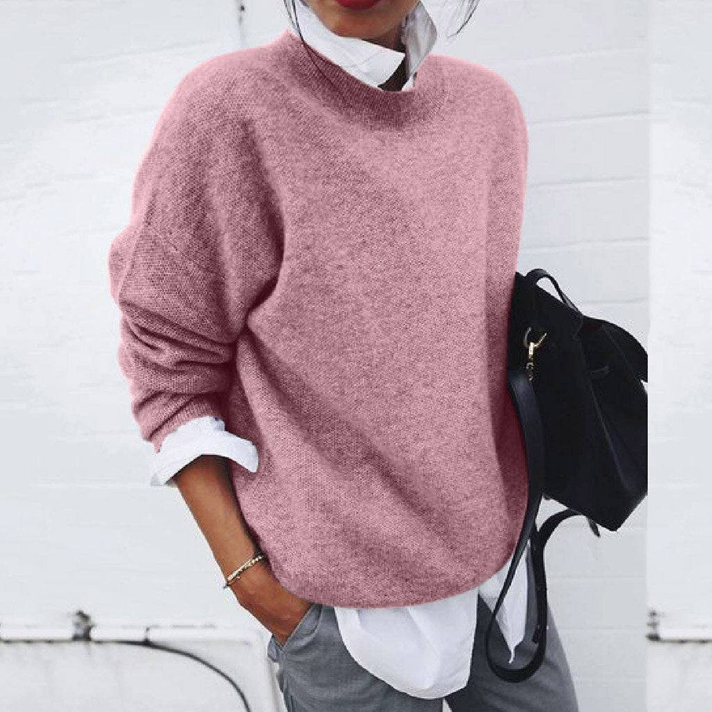 Cashmere Sweater for Women | Classic Silhouette | Pink
