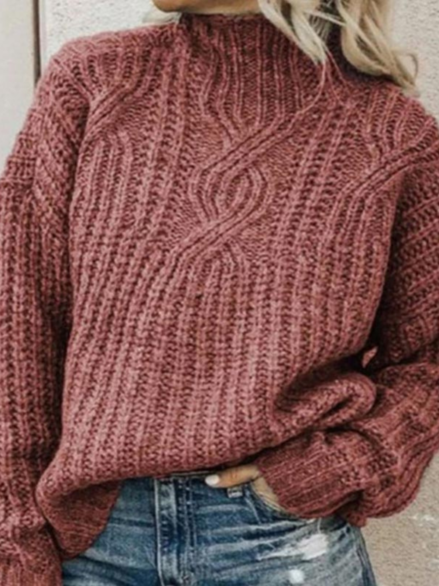 Cashmere Sweater for Women | Comfortable Fit | Red
