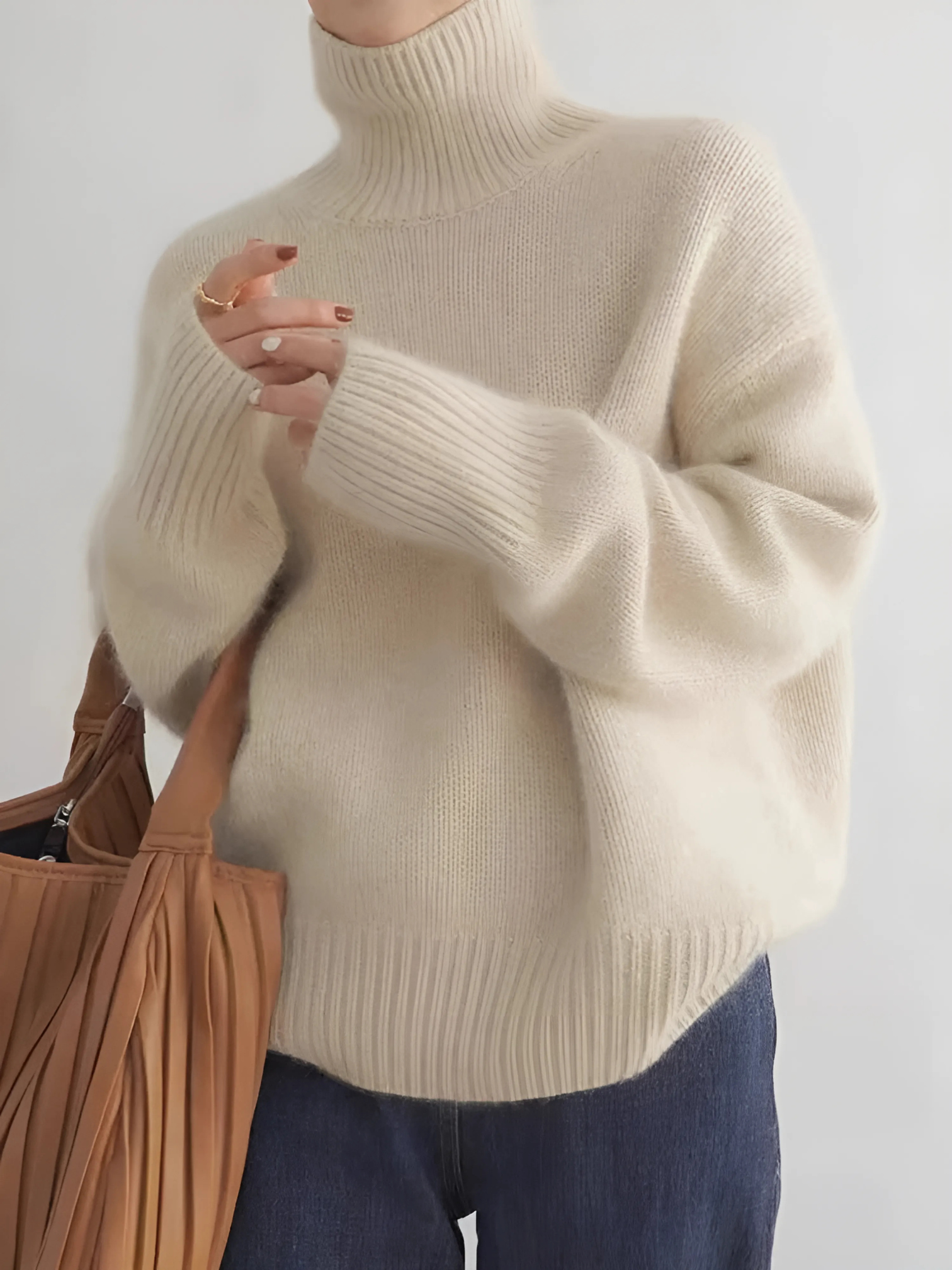 Cashmere Sweater for Women | Classic Turtleneck 0