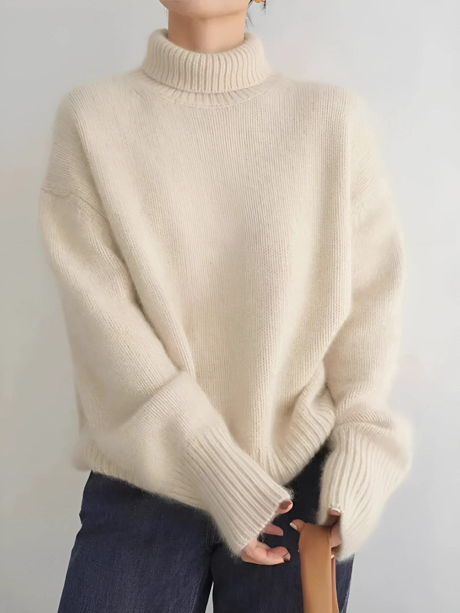 Cashmere Sweater for Women | Classic Turtleneck 1