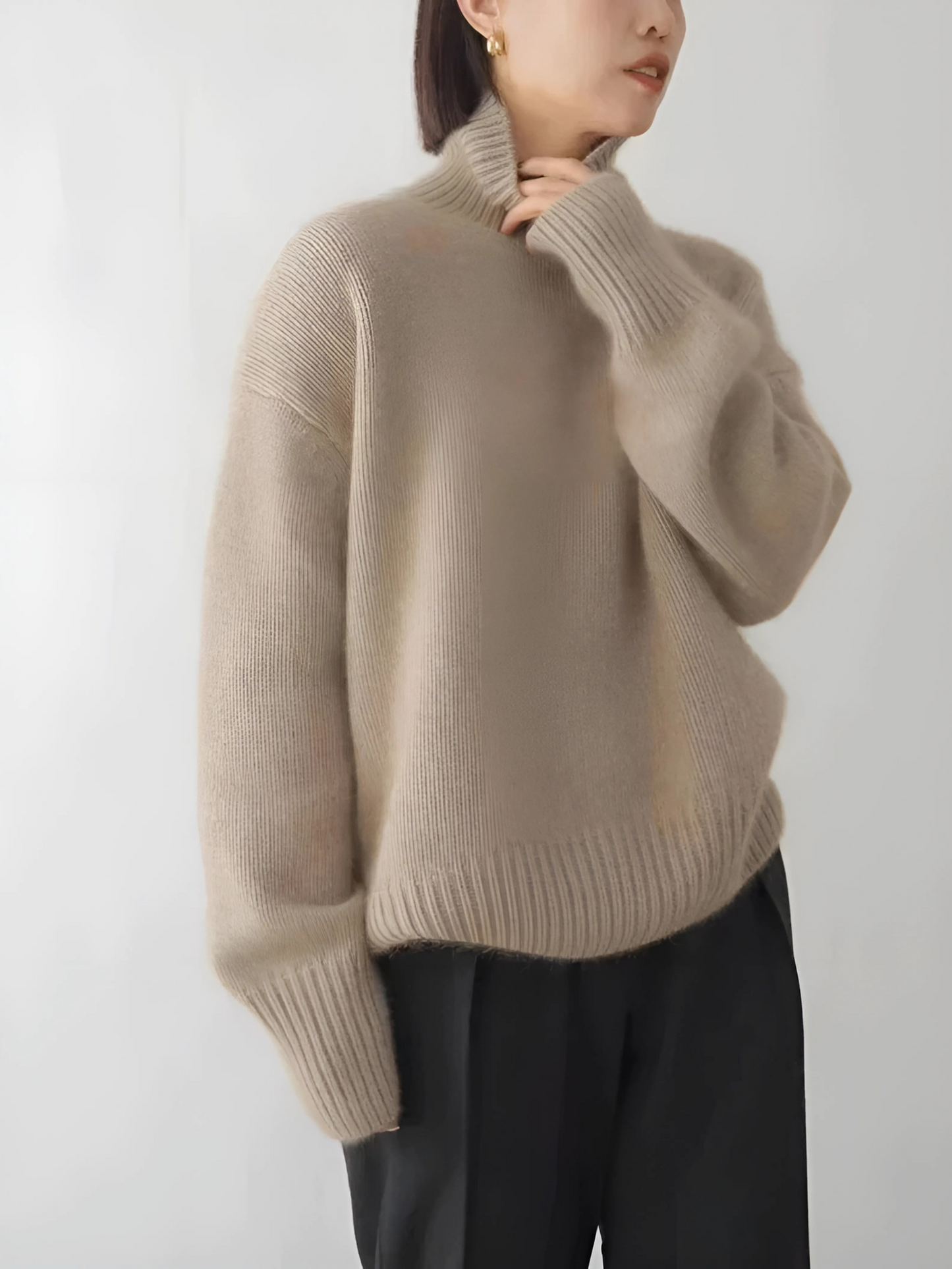 Cashmere Sweater for Women | Classic Turtleneck 4