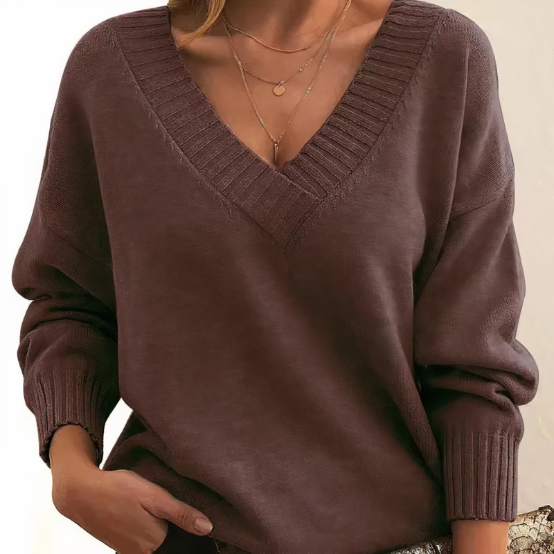 Cashmere Sweater for Women | V-Neck Design 8