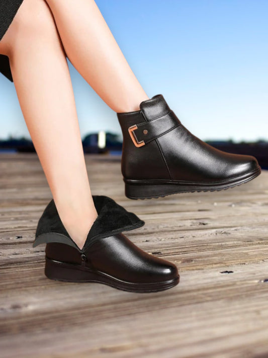 Clara | Stylish Orthopedic Boots for Women with Ergonomic Support and Non-Slip Sole | Black
