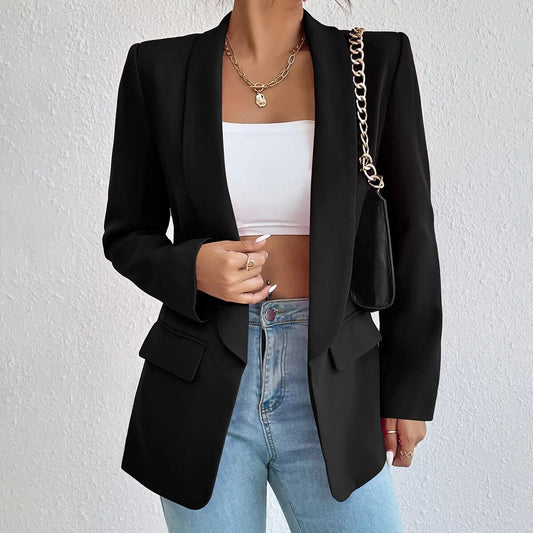  Comfy Blazer for Women | Tailored Fit | Black