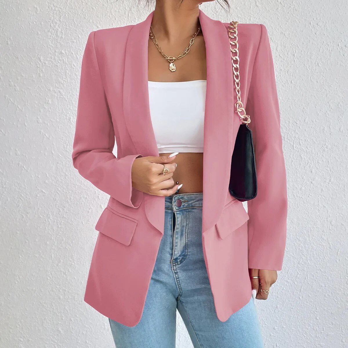  Comfy Blazer for Women | Tailored Fit | Pink