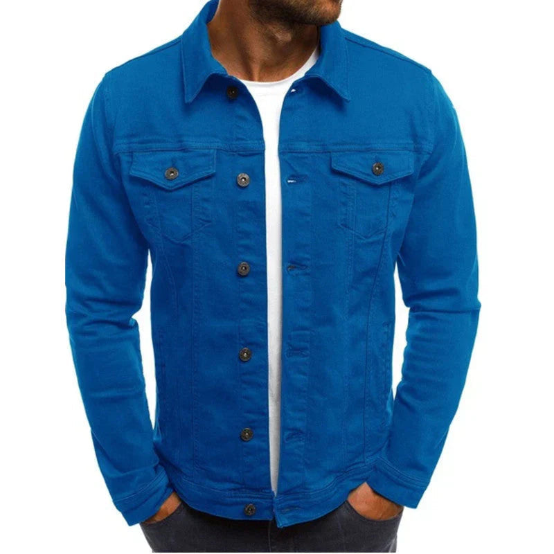Denim Jacket for Men | Tailored Fit, Durable Denim | Blue