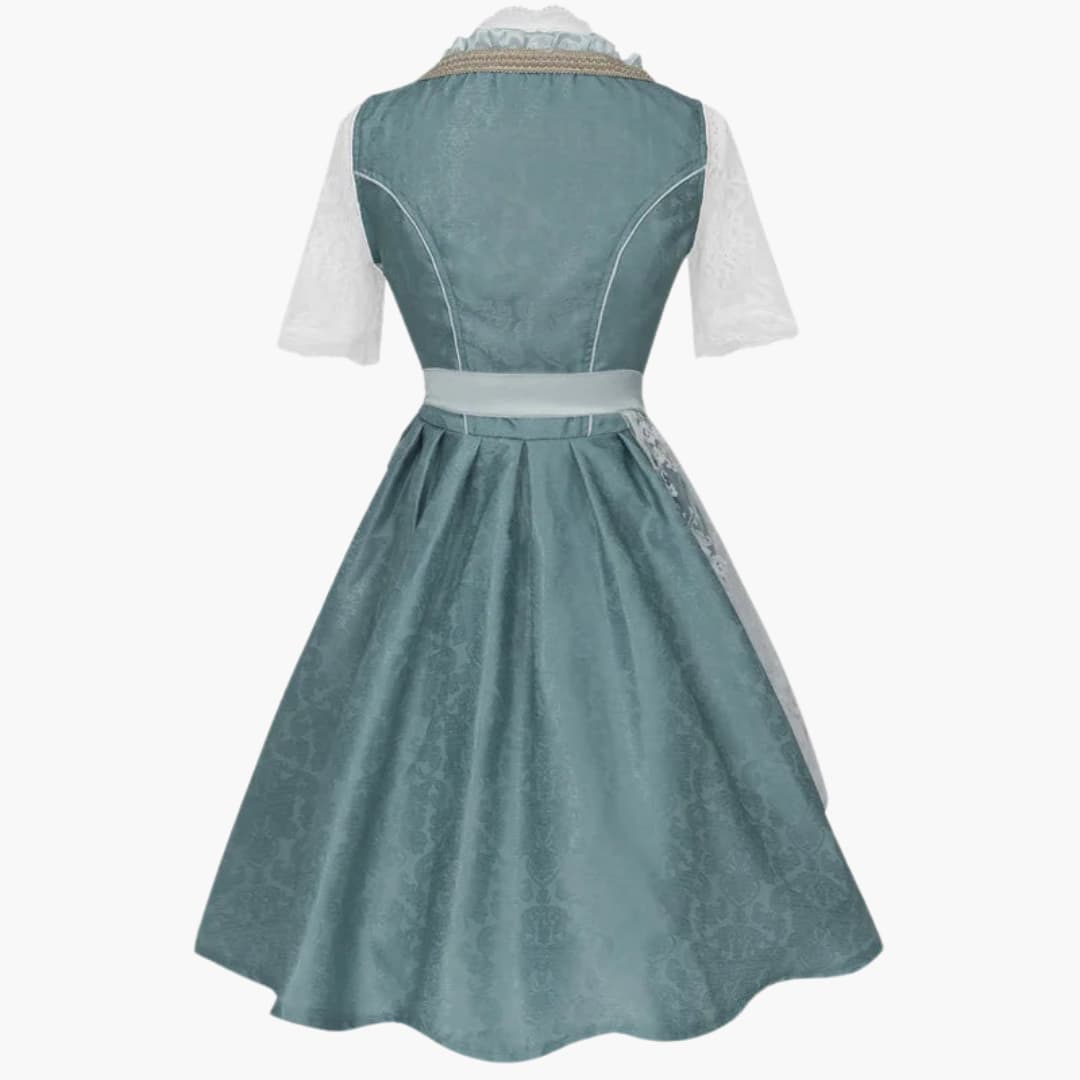 Dirndl Dress for Women | Lace-Up Detail, Knee-Length | Elegant 2