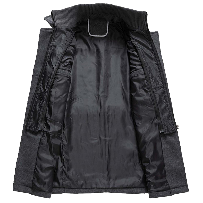 Double Closure Coat for Men | Regular Fit | Gray2
