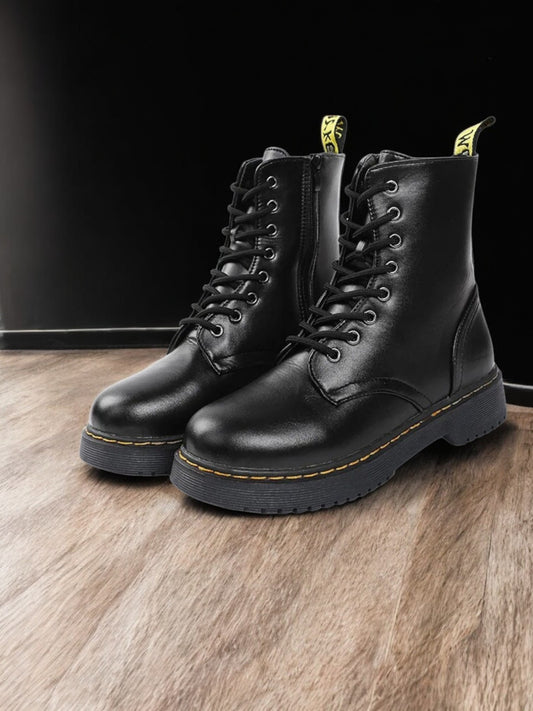 FAE | Stylish Boots for Women in High-Quality Synthetic Leather|Black