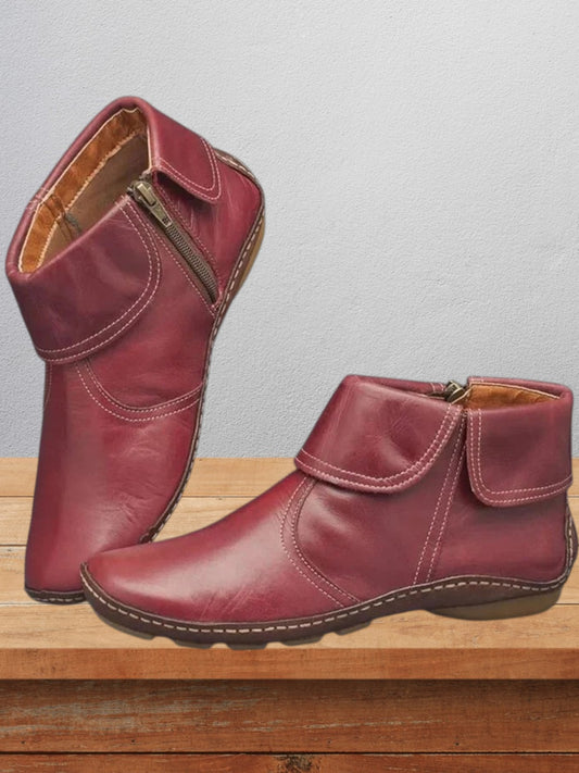 Fallon | Women's Orthopedic Waterproof Boots with 3-Arch Support for Comfort and Style | Red