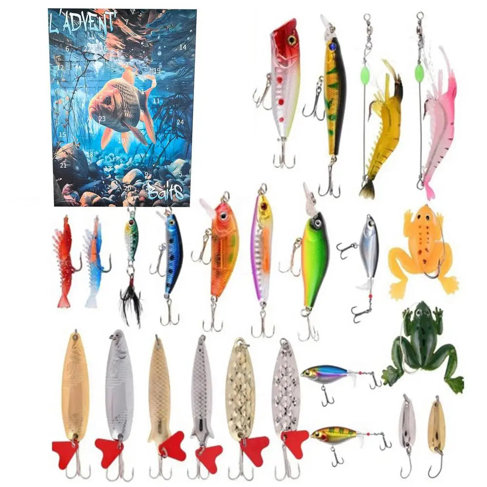 Fishing Advent Calendar for Anglers | Holiday Gift | B