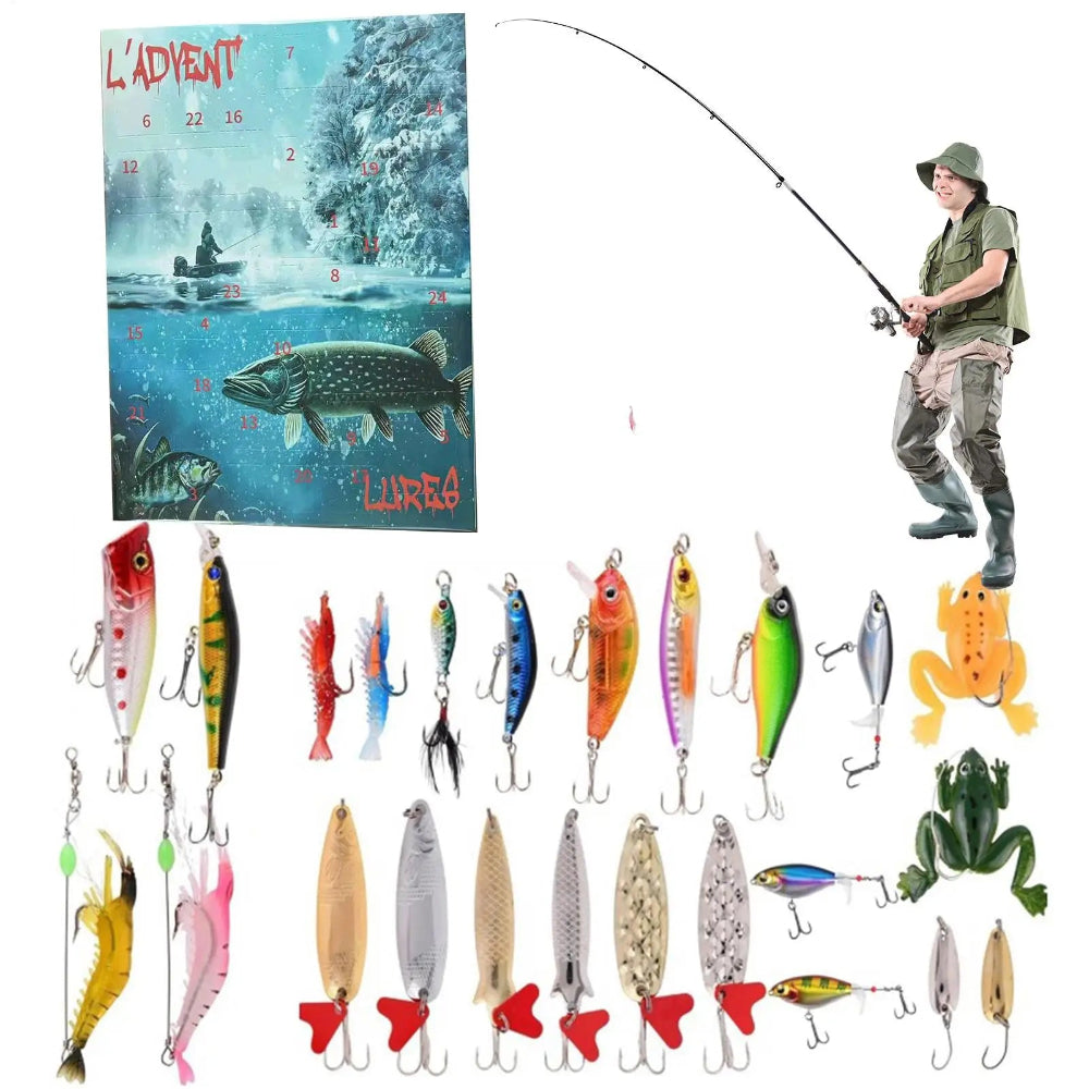 Fishing Advent Calendar for Anglers | Holiday Gift | C
