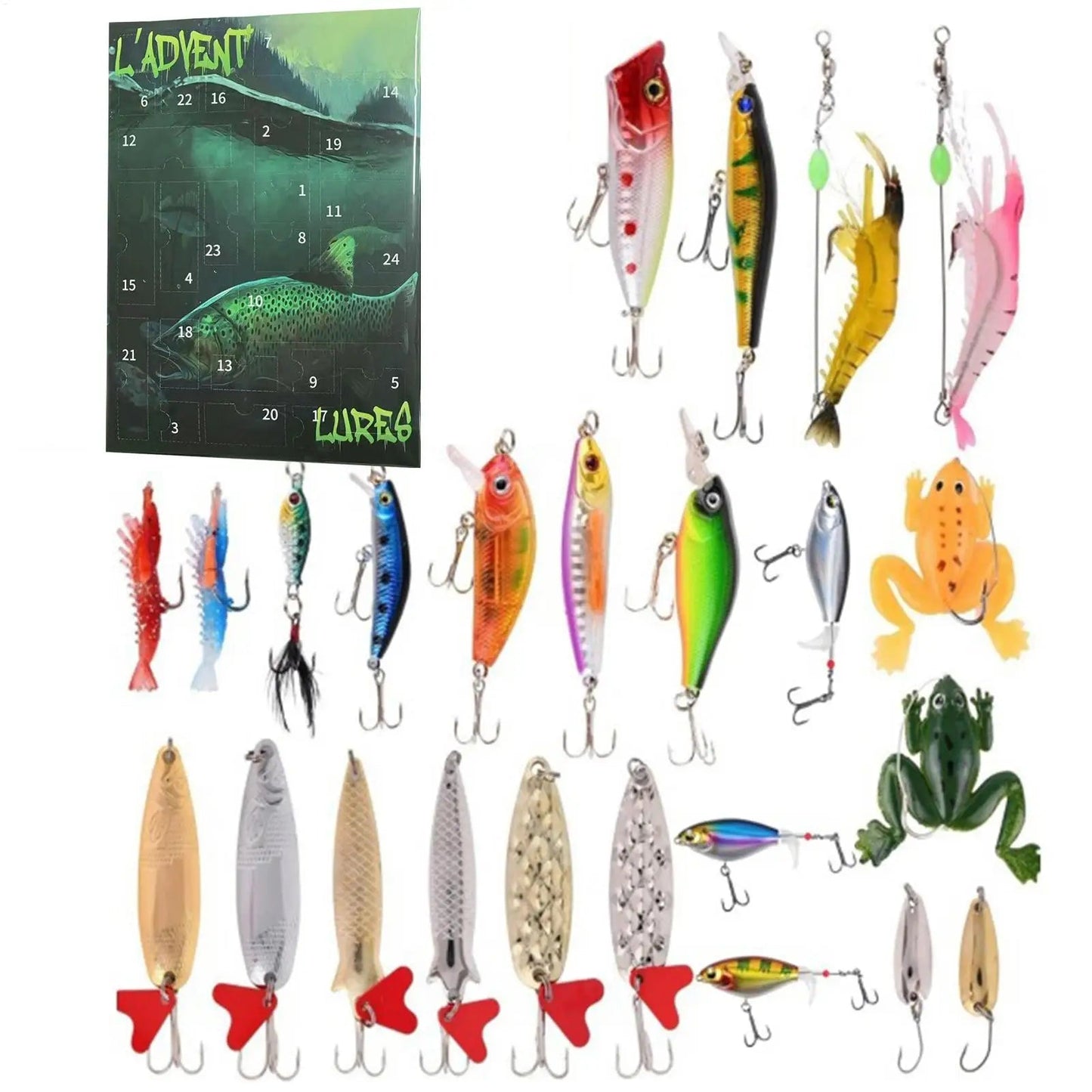 Fishing Advent Calendar for Anglers | Holiday Gift | D1