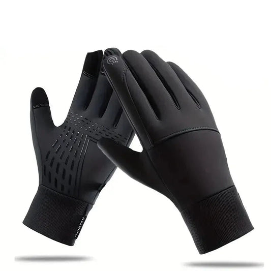 Fleece Gloves for Men & Women | Wind and Waterproof | Black