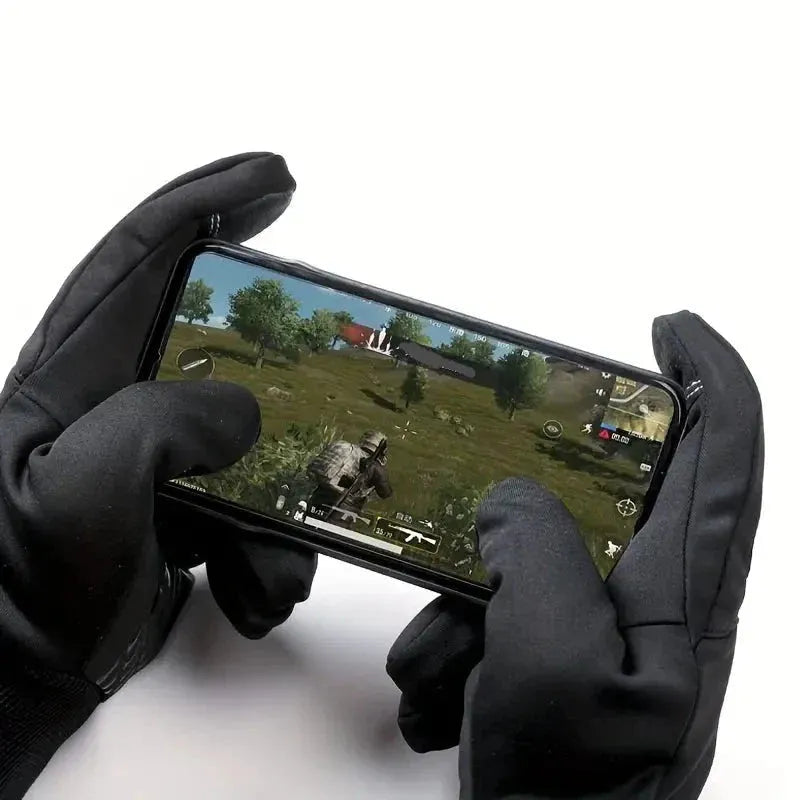 Fleece Gloves for Men & Women | Wind and Waterproof | Black4