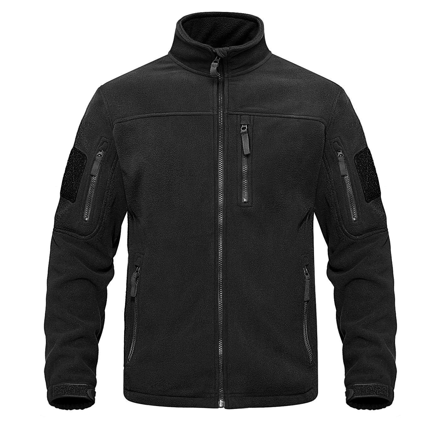 Fleece Jacket For Men | Thermal, High-Collared | Regular Fit | Back