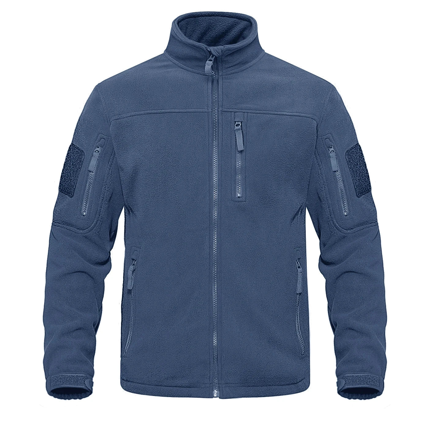 Fleece Jacket For Men | Thermal, High-Collared | Regular Fit | Royal Blue