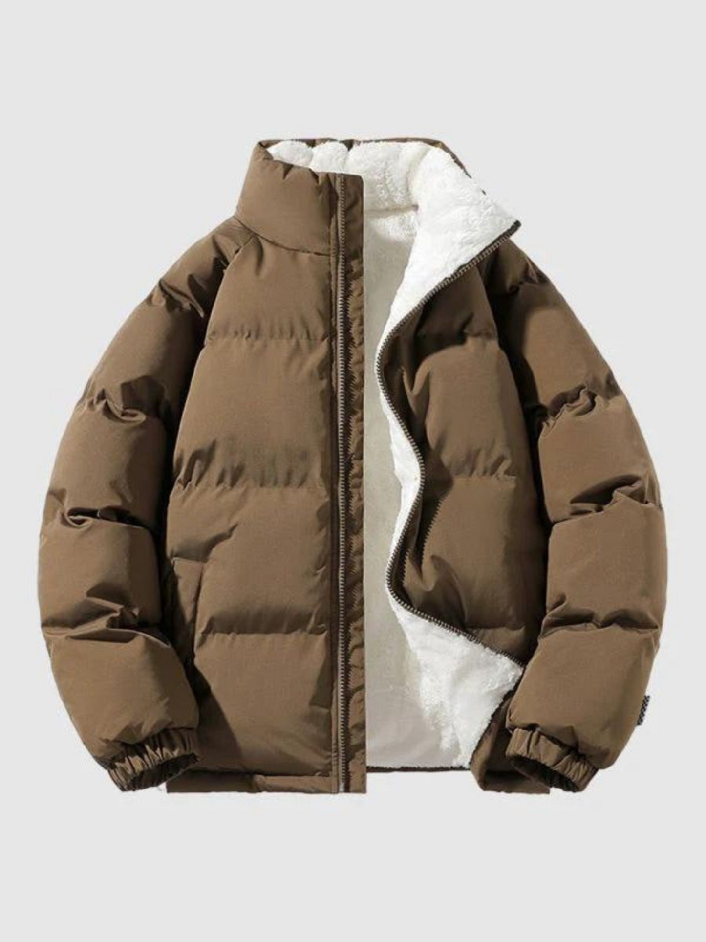 Fleece Jacket for Men | Comfortable Fit | Brown