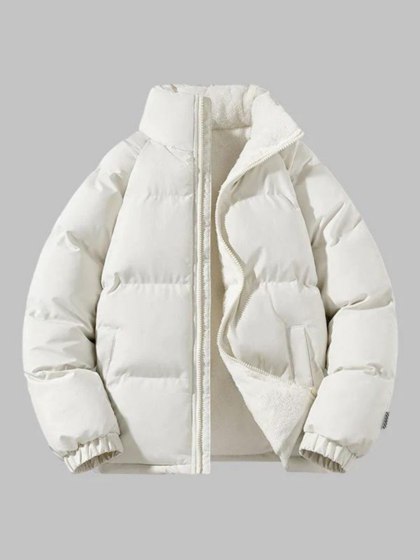 Fleece Jacket for Men | Comfortable Fit | White