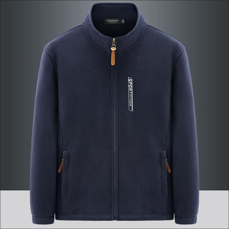 Fleece Jacket for Men, Double-Sided | Winter | Blue