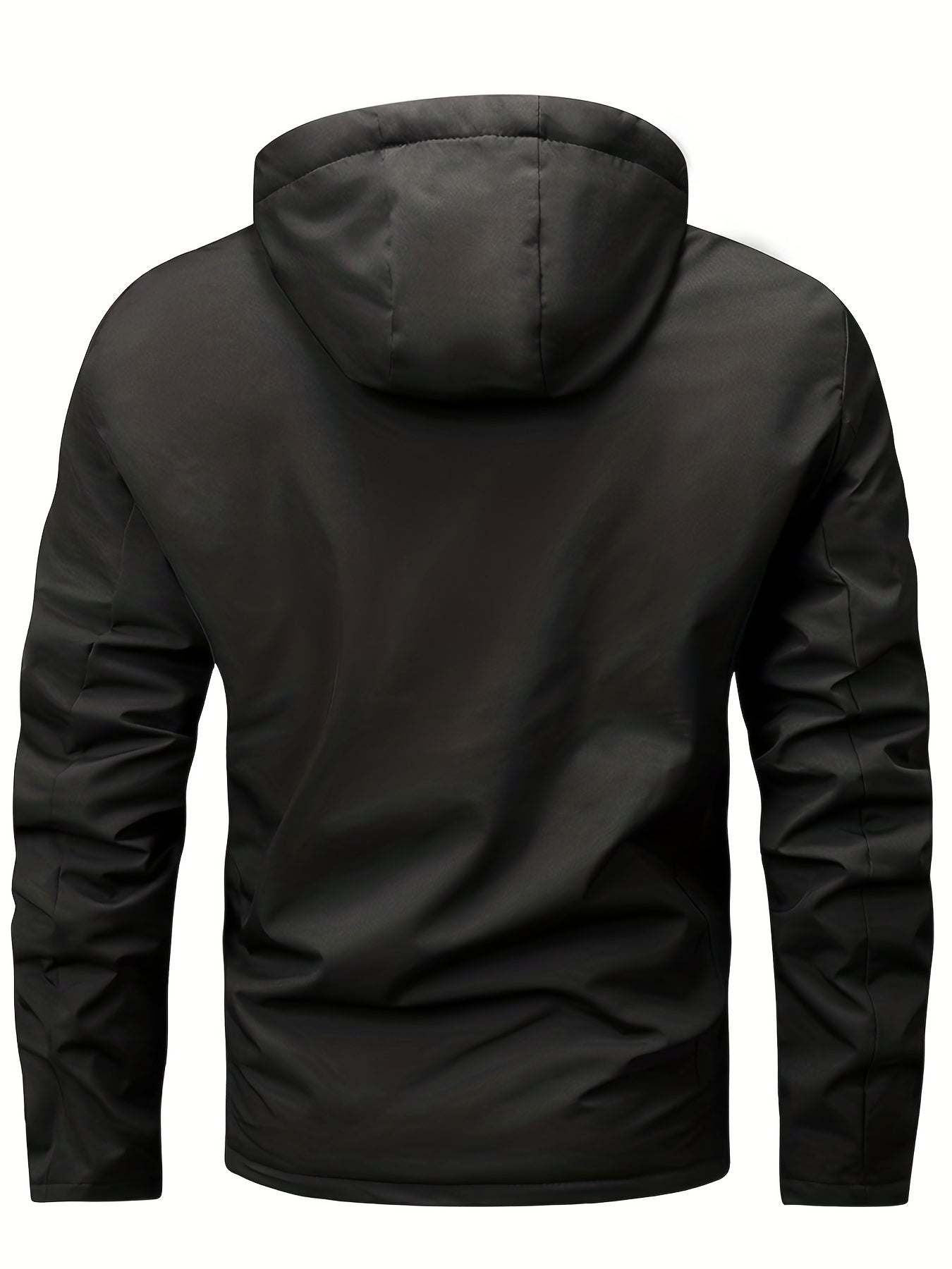 Fleece Jacket for Men | Hooded | Regular Fit | Winter | Black1