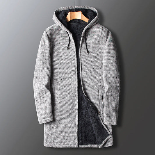 Fleece Jacket for Men, Hooded | Long Length 0