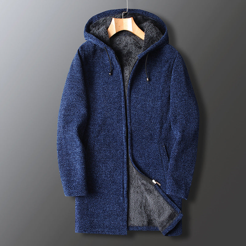 Fleece Jacket for Men, Hooded | Long Length 1