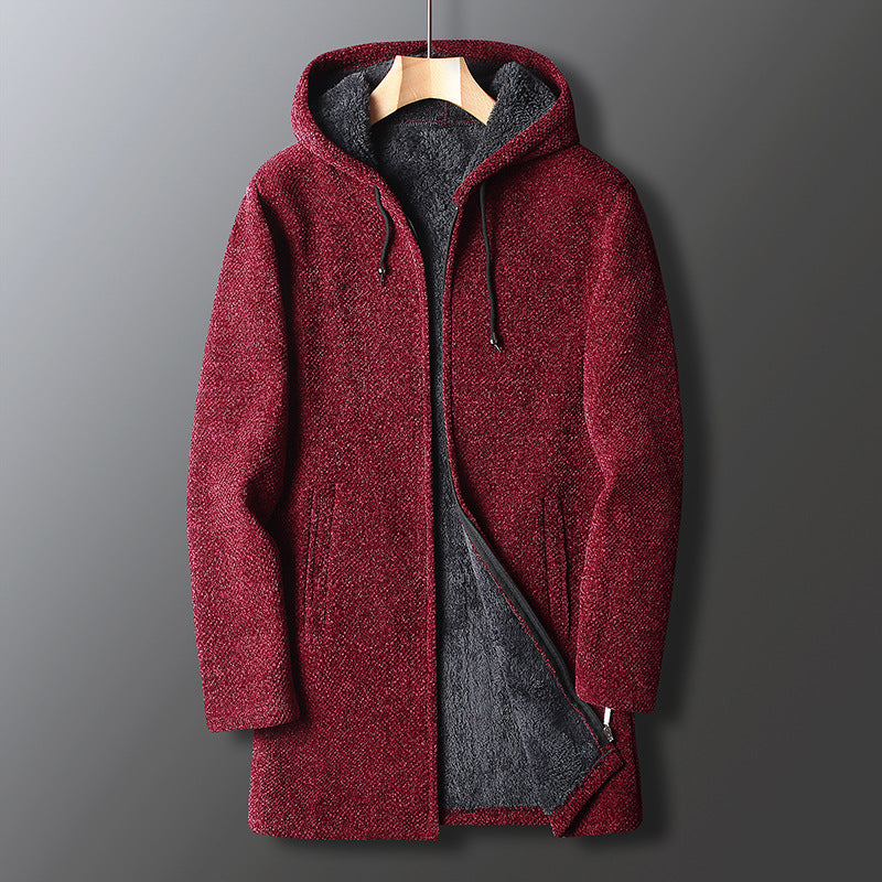 Fleece Jacket for Men, Hooded | Long Length 2