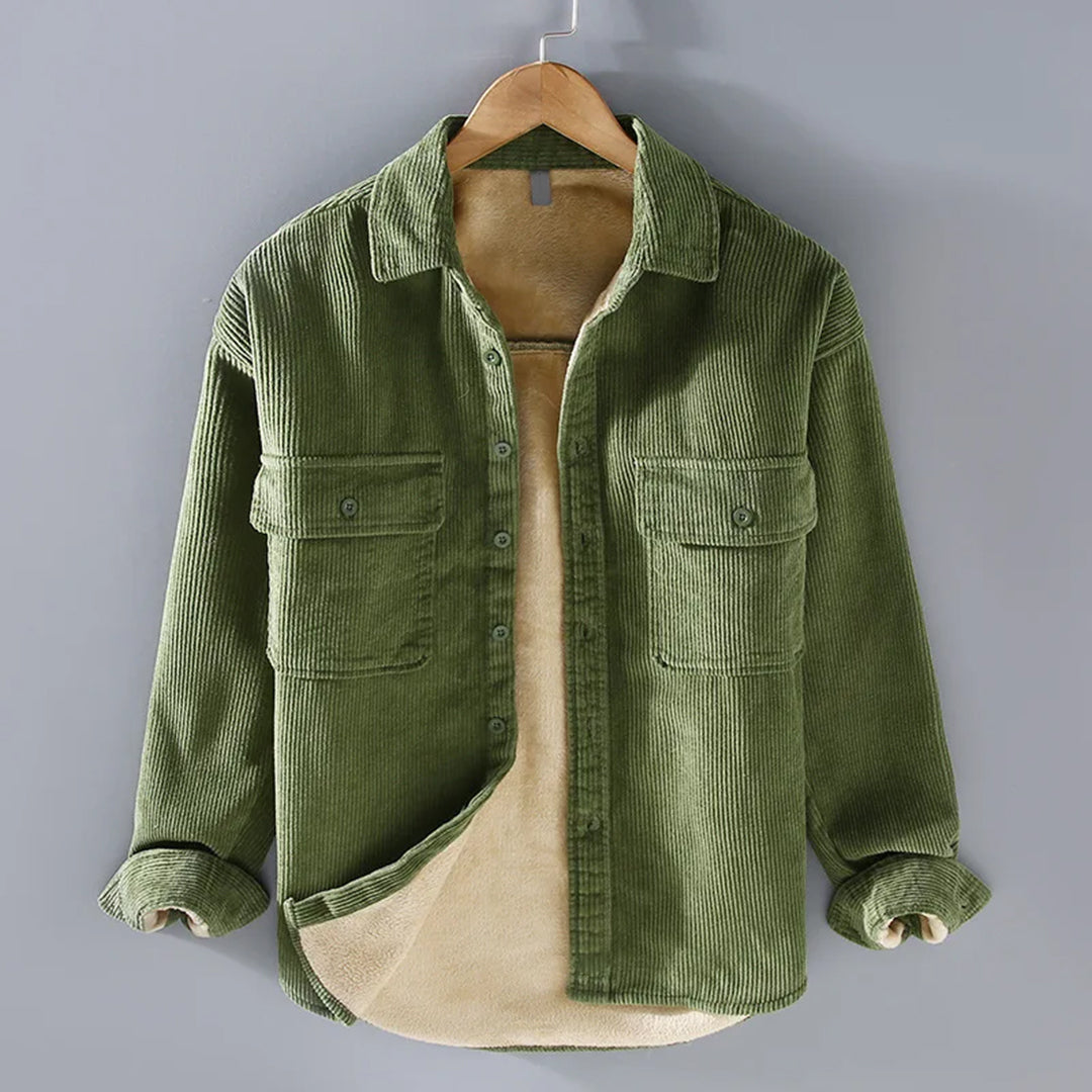 Fleece Jacket for Men & Women | Hip-Length Corduroy 9