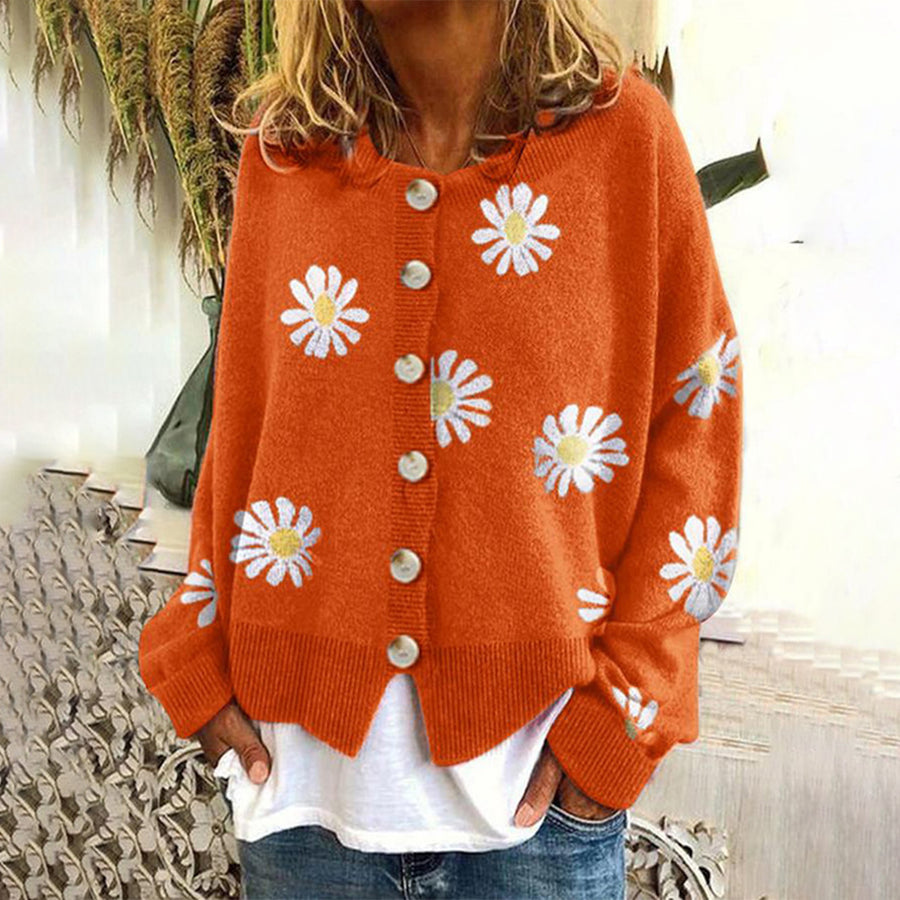Floral Print Cardigan for Women | Lightweight Relaxed Fit 2