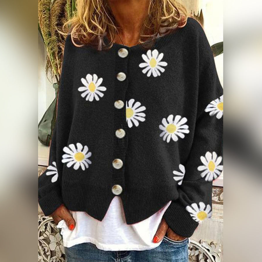 Floral Print Cardigan for Women | Lightweight Relaxed Fit 3