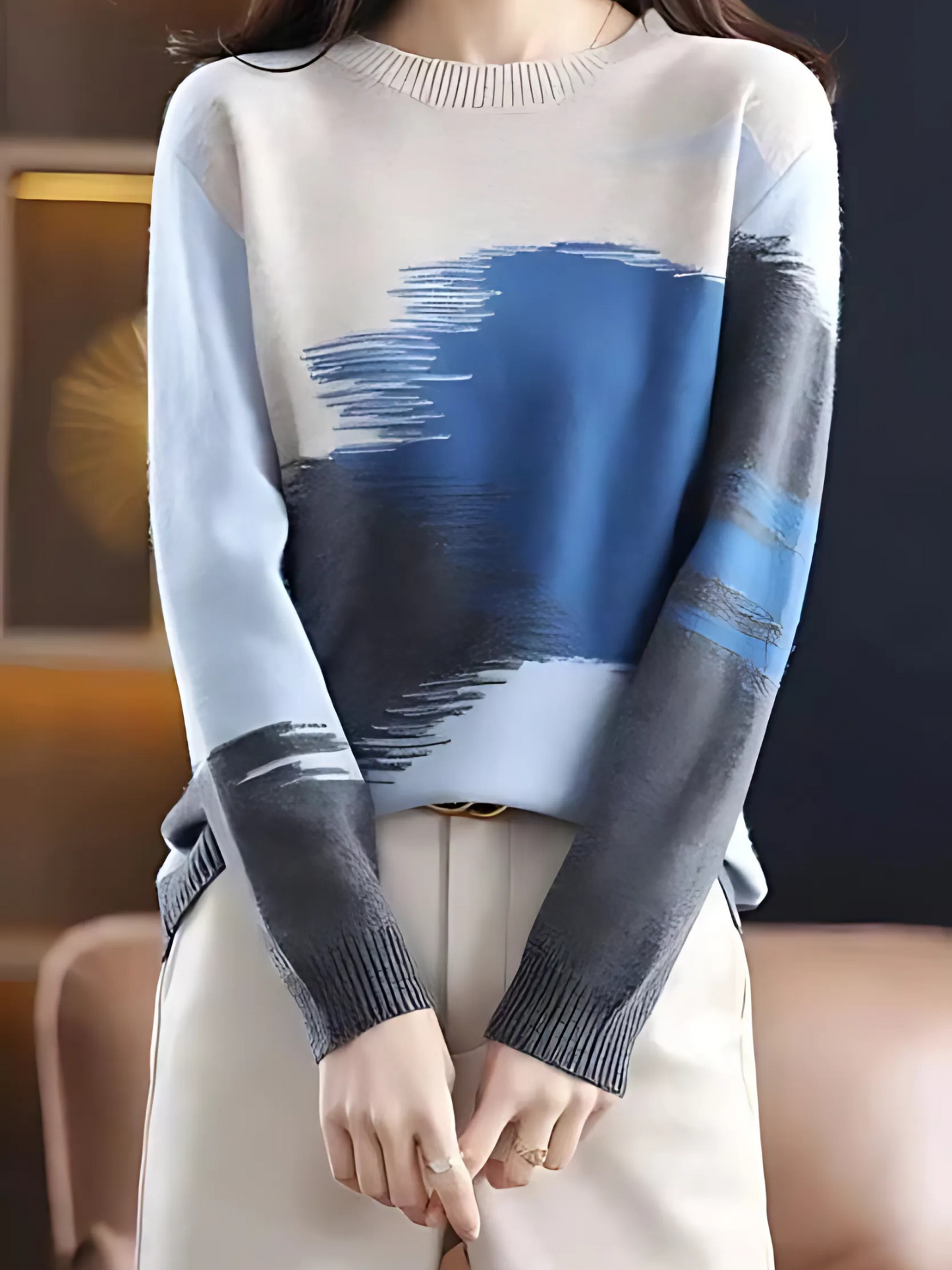 Gradient Sweater for Women | Relaxed Fit 2