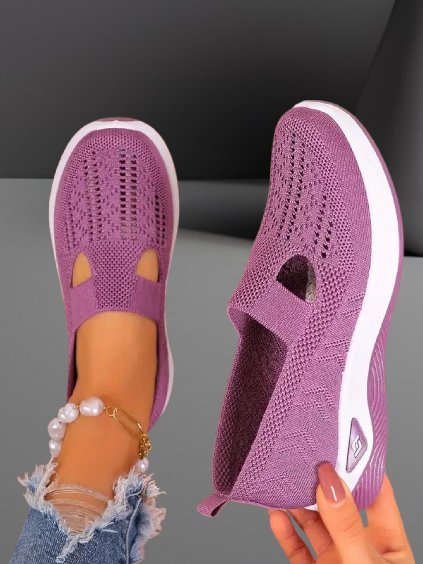 Gudrun | Women's Orthopedic Shoes with Swing Support and Non-Slip Sole for Ultimate Comfort | Pink