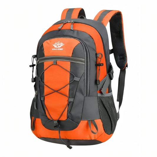 Hiking Backpack for Men & Women | Water-Resistant Design | Orange