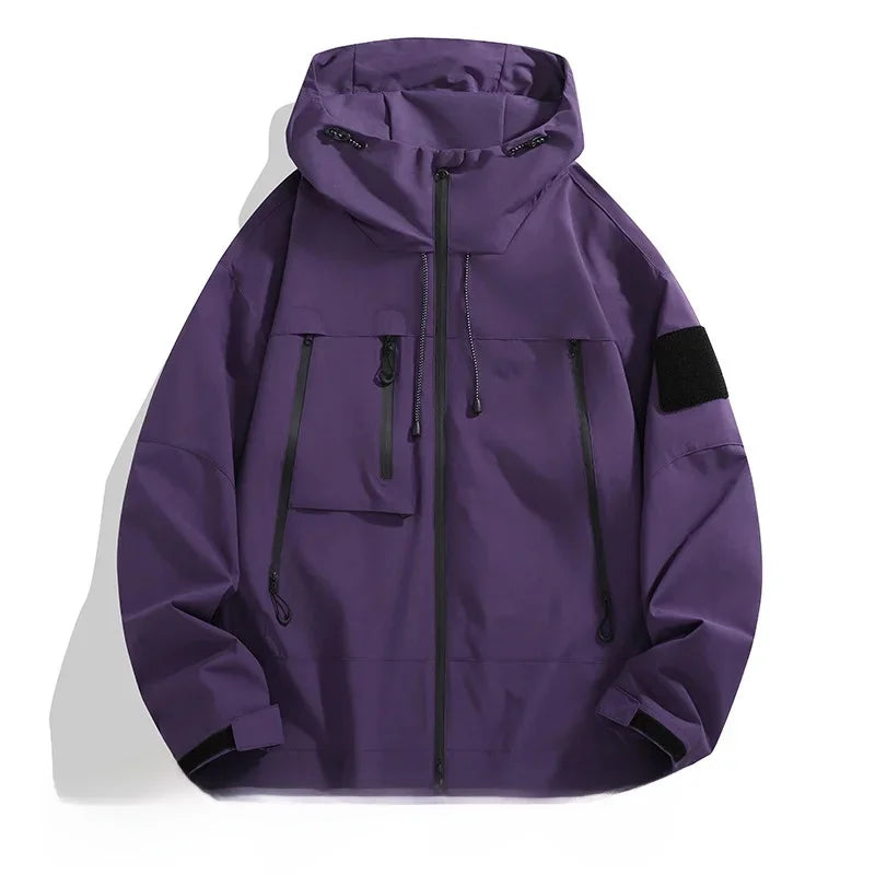 Hooded Lightweight  Jacket | Softshell, Outdoor | Purple