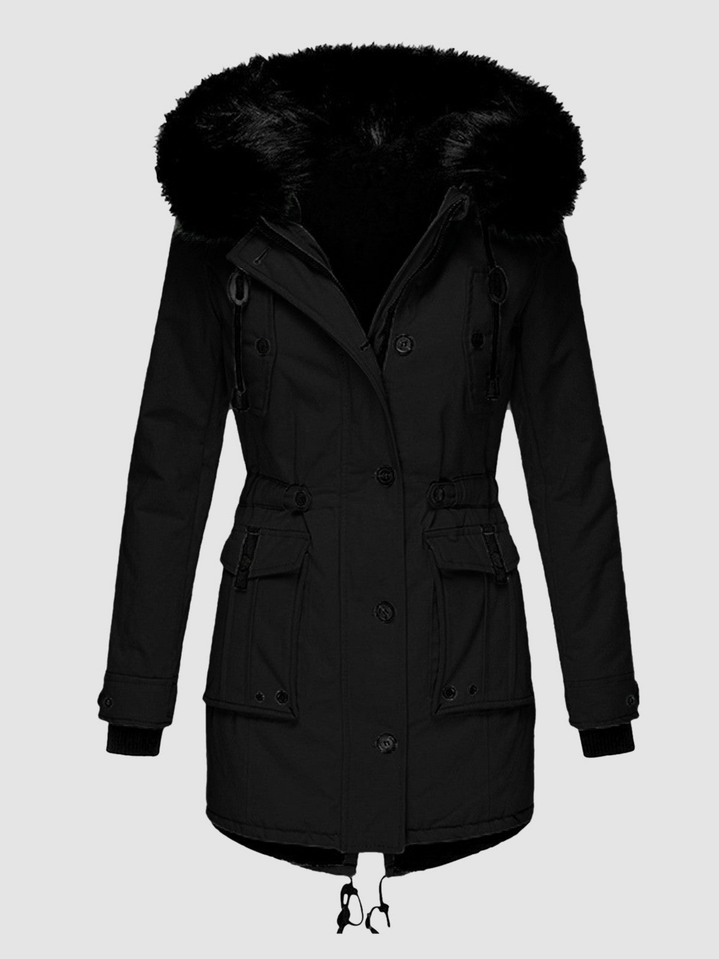 Hooded Parka Jacket for Women | Winter | Back