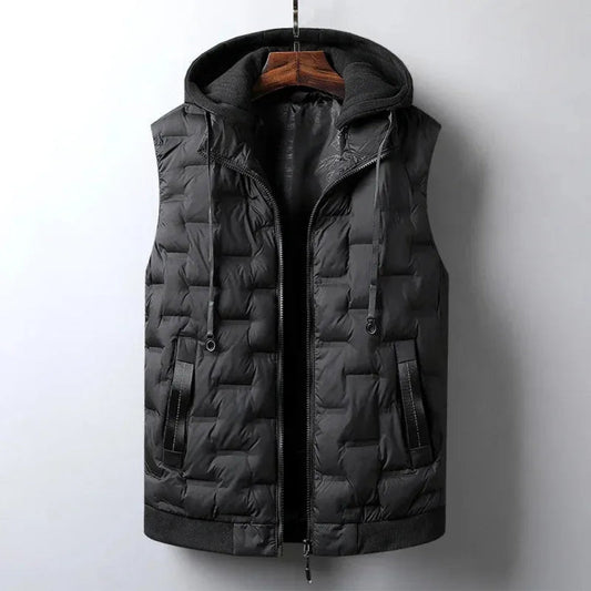 Hooded Puffer Vest for Men & Women | Sleeveless