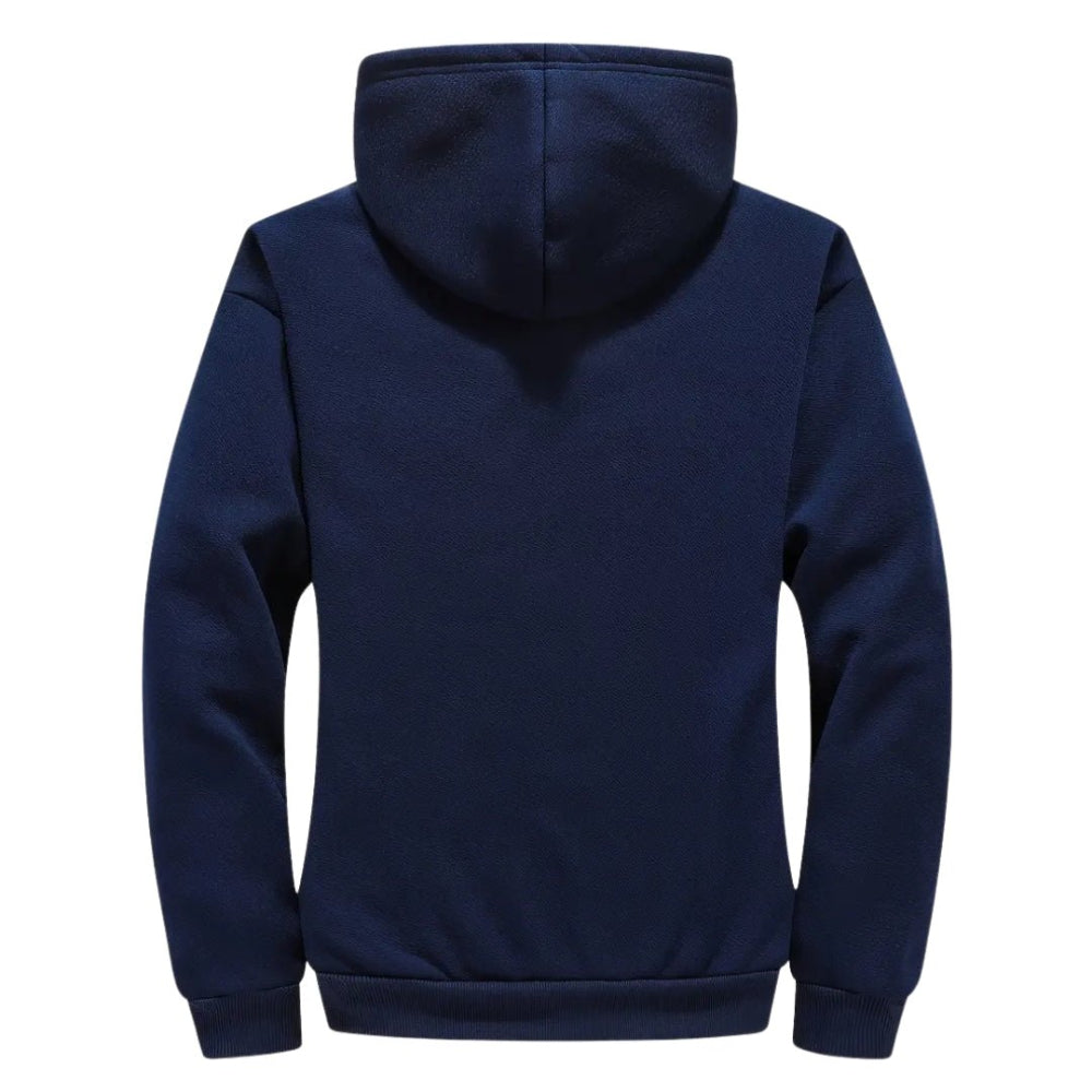 Hoodie, Fleece, for Men | Winter | Blue2