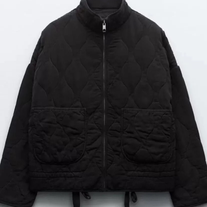 Jacket for Women | Regular Fit with Pocket Detail | Black1