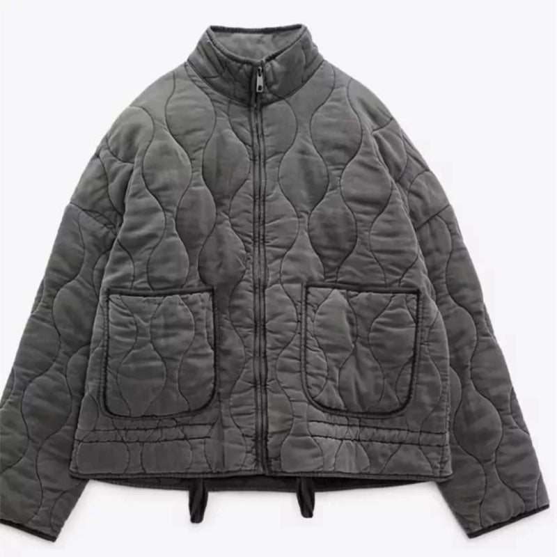 Jacket for Women | Regular Fit with Pocket Detail | Dark gray1